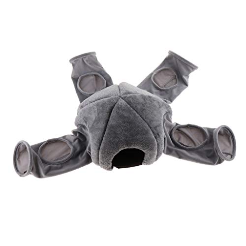 Kleines Tier Spieltunnel Haustier Tunnel für Hamster Meerschweinchen Chinchilla Grau Kleines Tier Spieltunnel Haustier Tunnel für Hamster Meerschweinchen Chinchilla Grau von Suammiitstrieadea