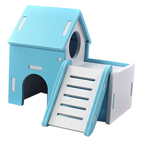 Kleintierhaus Hamster Maus Holzhütte Übung Lustiges Nest Spielzeug Blau Kleintierhaus Hamster Maus Holzhütte Übung Lustiges Nest Spielzeug Blau von Suammiitstrieadea