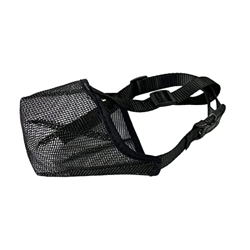 Maulkorb für Hunde, langlebig, atmungsaktiv, Nylon-Netz, Mundbedeckung für Hundetraining, Schwarz, Größe XL Maulkorb für Hunde, langlebig, atmungsaktiv, Nylon-Netz, Mundbedeckung für Hundetraining, Schwarz, Größe XL von Suammiitstrieadea