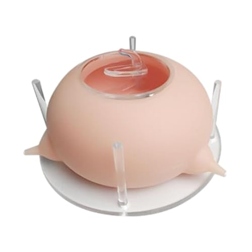 Milch-Futterstation für Welpen, Milchschüssel, Kaninchen, Kätzchen, Neugeborene, Fütterung, Haustier-Futterstation, Rosa von Suammiitstrieadea