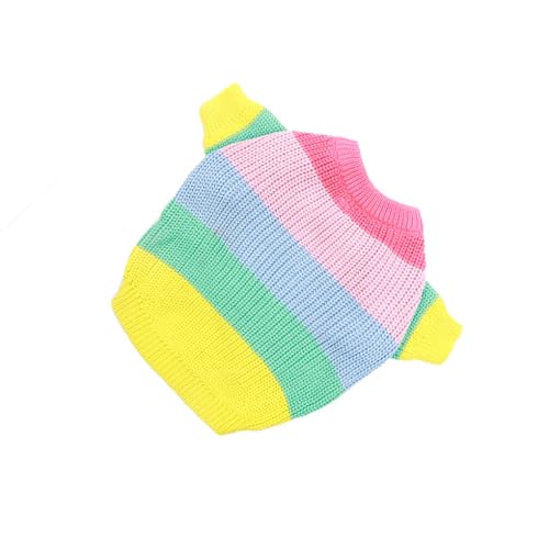 Polyester-Haustier-Pullover, Winter, Herbst, tragbar, wiederverwendbar, flexibel, gestrickt, niedlich, warm, hält Haustiere Mantel, Kleidung, Größe S Polyester-Haustier-Pullover, Winter, Herbst, tragbar, wiederverwendbar, flexibel, gestrickt, niedlich, warm, hält Haustiere Mantel, Kleidung, Größe S von Suammiitstrieadea