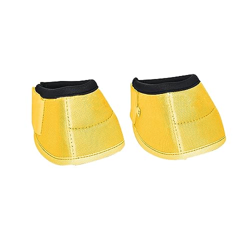Suammiitstrieadea 2 Stück Pferdeglocken Hufglocken Pferdepflegestiefel stabil reißfest für den täglichen Gebrauch gelb Suammiitstrieadea 2 Stück Pferdeglocken Hufglocken Pferdepflegestiefel stabil reißfest für den täglichen Gebrauch gelb von Suammiitstrieadea