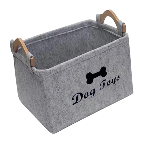 Suammiitstrieadea Aufbewahrungsboxen für Haustierspielzeug, Leckerlis, Organizer für Kleidung, Decke, Hundespielzeug, grauer Knochen, 38 x 25 x 18 cm Suammiitstrieadea Aufbewahrungsboxen für Haustierspielzeug, Leckerlis, Organizer für Kleidung, Decke, Hundespielzeug, grauer Knochen, 38 x 25 x 18 cm von Suammiitstrieadea