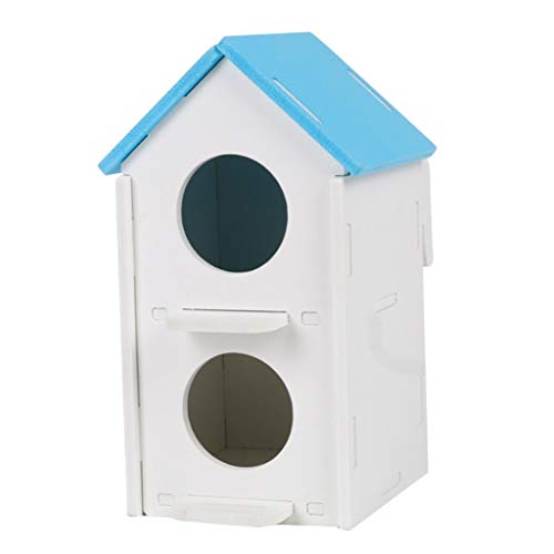 Suammiitstrieadea Doppelloch Haustier Vogel Papagei Schlüpfen Brutkasten Nest Haus Blau Suammiitstrieadea Doppelloch Haustier Vogel Papagei Schlüpfen Brutkasten Nest Haus Blau von Suammiitstrieadea