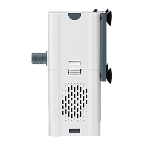 Suammiitstrieadea Elektrischer Aquarium-Filter-Saugnapf, abnehmbar, universeller Ersatz, versiegelt, leise laufende Wasserzirkulation, Sauerstoffpumpe, 7 W von Suammiitstrieadea