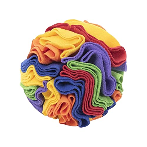 Suammiitstrieadea Haustier-Puzzle-Spielzeug, Kauspielzeug, interaktives Hundespielzeug, Ball für Spieltraining, Spielstil B, Regenbogenfarben, 15 cm Suammiitstrieadea Haustier-Puzzle-Spielzeug, Kauspielzeug, interaktives Hundespielzeug, Ball für Spieltraining, Spielstil B, Regenbogenfarben, 15 cm von Suammiitstrieadea