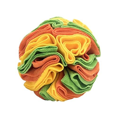 Suammiitstrieadea Haustier-Puzzle-Spielzeug, Lernspielzeug, interaktives Hundespielzeug, Ball zum Kauen von Welpen, Stil C, Orange, Grün, Gelb, 20 cm Suammiitstrieadea Haustier-Puzzle-Spielzeug, Lernspielzeug, interaktives Hundespielzeug, Ball zum Kauen von Welpen, Stil C, Orange, Grün, Gelb, 20 cm von Suammiitstrieadea