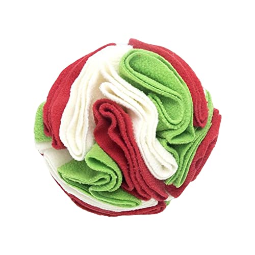 Suammiitstrieadea Haustier-Puzzle-Spielzeug, Lernspielzeug, interaktives Hundespielzeug, Ball zum Kauen von Welpen, Stil D, Weiß, Rot, Grün, 20 cm Suammiitstrieadea Haustier-Puzzle-Spielzeug, Lernspielzeug, interaktives Hundespielzeug, Ball zum Kauen von Welpen, Stil D, Weiß, Rot, Grün, 20 cm von Suammiitstrieadea