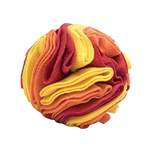 Suammiitstrieadea Haustier-Puzzle-Spielzeug, Lernspielzeug, interaktives Hundespielzeug, Ball zum Kauen von Welpen, Stil F, Rot, Gelb, Orange, 20 cm Suammiitstrieadea Haustier-Puzzle-Spielzeug, Lernspielzeug, interaktives Hundespielzeug, Ball zum Kauen von Welpen, Stil F, Rot, Gelb, Orange, 20 cm von Suammiitstrieadea