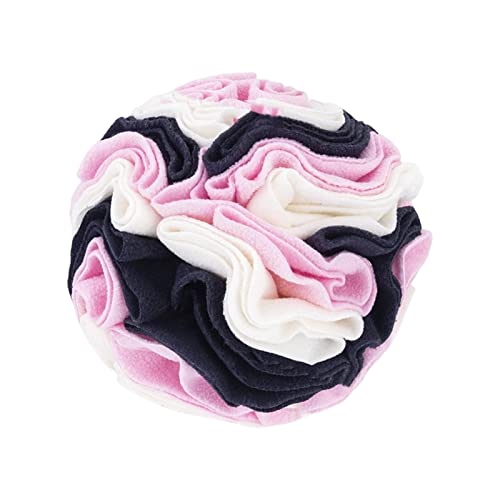 Suammiitstrieadea Haustier-Puzzle-Spielzeug, Lernspielzeug, interaktives Hundespielzeug, Ball zum Kauen von Welpen, Stil J, Weiß, Rosa, Dunkelblau, 20 cm Suammiitstrieadea Haustier-Puzzle-Spielzeug, Lernspielzeug, interaktives Hundespielzeug, Ball zum Kauen von Welpen, Stil J, Weiß, Rosa, Dunkelblau, 20 cm von Suammiitstrieadea