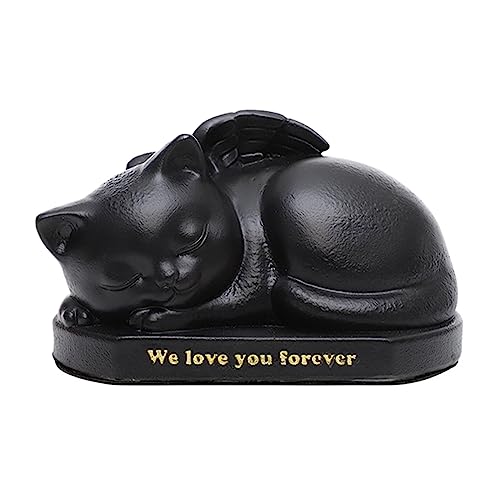Suammiitstrieadea Haustierurne für Katzen, zur Aufbewahrung, Souvenir, schlafend im Engelsflügel, Urne für die Einäscherung von Suammiitstrieadea