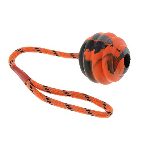 Suammiitstrieadea Interaktiver Spielball für Hunde und Katzen, mit Seil, Orange Suammiitstrieadea Interaktiver Spielball für Hunde und Katzen, mit Seil, Orange von Suammiitstrieadea