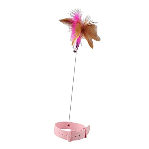 Suammiitstrieadea Katzenfeder-Halsband, freihändig, lustig, für den Innenbereich, 1 Stück, Rosa, 1 Stück, Rosa, 23,5 cm Suammiitstrieadea Katzenfeder-Halsband, freihändig, lustig, für den Innenbereich, 1 Stück, Rosa, 1 Stück, Rosa, 23,5 cm von Suammiitstrieadea