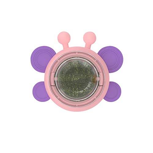 Suammiitstrieadea Natürlicher Katzenminze-Ball, Spielzeug, Kätzchen, Kauspielzeug, Kätzchen, spielt mit Deckel, Haustierbedarf, rosa, rosa Schmetterling Suammiitstrieadea Natürlicher Katzenminze-Ball, Spielzeug, Kätzchen, Kauspielzeug, Kätzchen, spielt mit Deckel, Haustierbedarf, rosa, rosa Schmetterling von Suammiitstrieadea