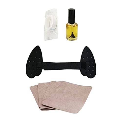 Suammiitstrieadea Ohren-Aufkleber, Ohren-Halterung für kleine, mittelgroße und große Hunde, 9 x 4 cm, Schwarz, 9 x 4 cm Suammiitstrieadea Ohren-Aufkleber, Ohren-Halterung für kleine, mittelgroße und große Hunde, 9 x 4 cm, Schwarz, 9 x 4 cm von Suammiitstrieadea