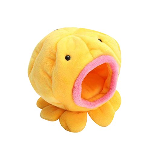 Suammiitstrieadea Oktopus-Form, Ratte, Hamster, Vogel, Eichhörnchen, warmes weiches Bett, Haustier-Spielzeughaus, Gelb Suammiitstrieadea Oktopus-Form, Ratte, Hamster, Vogel, Eichhörnchen, warmes weiches Bett, Haustier-Spielzeughaus, Gelb von Suammiitstrieadea