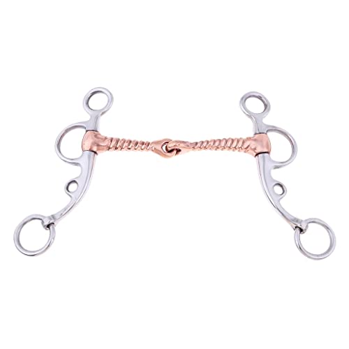Suammiitstrieadea Pferdetrense aus Edelstahl, 12,7 cm, mit Schraube, Kupfereinlage Suammiitstrieadea Pferdetrense aus Edelstahl, 12,7 cm, mit Schraube, Kupfereinlage von Suammiitstrieadea