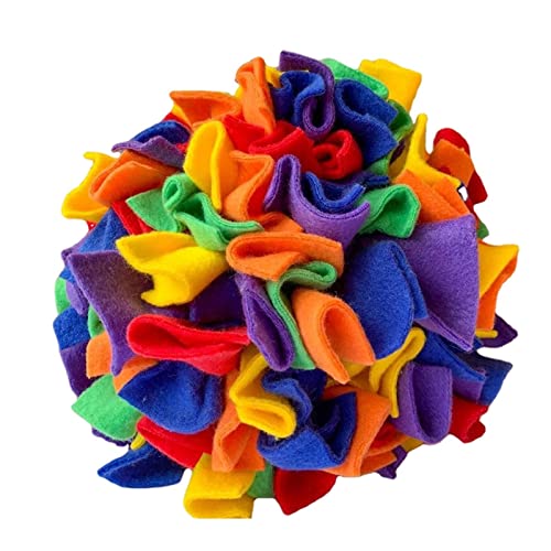 Suammiitstrieadea Schnüffelbälle für Haustiere, interaktives Spielgeschenk, Leckerli-Spielspaß, 7 Farben, Regenbogenfarben, Nr. 1 Suammiitstrieadea Schnüffelbälle für Haustiere, interaktives Spielgeschenk, Leckerli-Spielspaß, 7 Farben, Regenbogenfarben, Nr. 1 von Suammiitstrieadea
