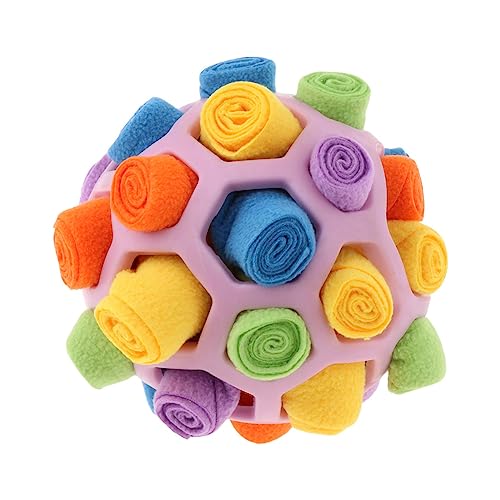 Suammiitstrieadea Sniff Interaktives Hundespielzeug, Ball, erhöht den IQ, Anreicherungsspiel, langsames Füttern, Rosa Suammiitstrieadea Sniff Interaktives Hundespielzeug, Ball, erhöht den IQ, Anreicherungsspiel, langsames Füttern, Rosa von Suammiitstrieadea