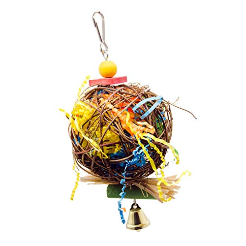 Suammiitstrieadea Vogelkauspielzeug für Vogel Papagei Wellensittich Nymphensittich Käfig Spielzeug Nr. 3 Suammiitstrieadea Vogelkauspielzeug für Vogel Papagei Wellensittich Nymphensittich Käfig Spielzeug Nr. 3 von Suammiitstrieadea