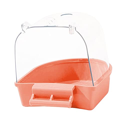 Suammiitstrieadea Vogeltränke für Haustiere, für kleine Vögel, Sittiche, Käfige, Papageien, Orange / Rosa Suammiitstrieadea Vogeltränke für Haustiere, für kleine Vögel, Sittiche, Käfige, Papageien, Orange / Rosa von Suammiitstrieadea