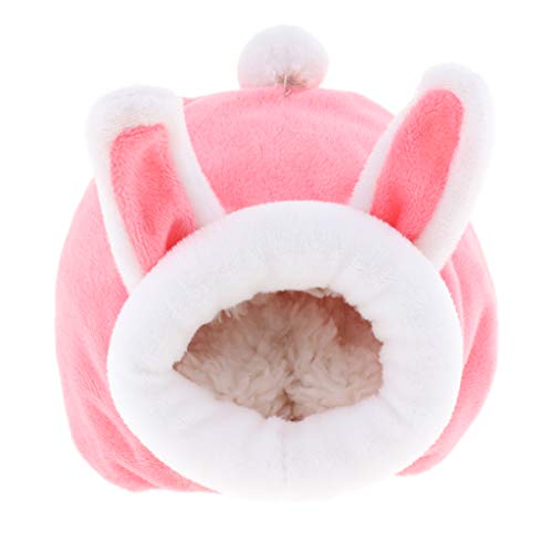 Suammiitstrieadea Warmes Winterbett für Kaninchen, Meerschweinchen, Hamster, niedlich, kleine Tiere, rosa Suammiitstrieadea Warmes Winterbett für Kaninchen, Meerschweinchen, Hamster, niedlich, kleine Tiere, rosa von Suammiitstrieadea