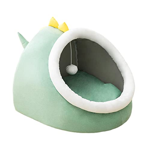 Warmes Katzenbett Höhle Nest mit abnehmbarem Kissen Bequemes Haustierbett Haus S Warmes Katzenbett Höhle Nest mit abnehmbarem Kissen Bequemes Haustierbett Haus S von Suammiitstrieadea