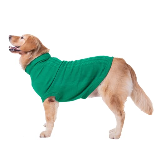 Welpen-Shirt, verschiedene Größen, Weichheit, süßes Geschenk, gestreift, mehrfarbig, dicker Hundepullover, Tintengrün, Größe M von Suammiitstrieadea