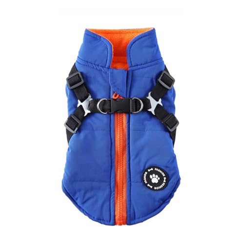 Winter-Haustiergeschirr, Jacke, wasserdicht, winddicht, Mantel, Laufen, leicht, Universalkleidung, Haken auf der Rückseite, Kleidung, Dekoration, Blau, Größe S Winter-Haustiergeschirr, Jacke, wasserdicht, winddicht, Mantel, Laufen, leicht, Universalkleidung, Haken auf der Rückseite, Kleidung, Dekoration, Blau, Größe S von Suammiitstrieadea