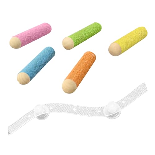 Sucritude Dusch Sitzstange Für Papageien,Kletterrampe für Wellensittiche - Multifunktionale Saugnapf-Sitzstange für Papageienkäfig – für Wellensittiche, Nymphensittiche und Conures von Sucritude
