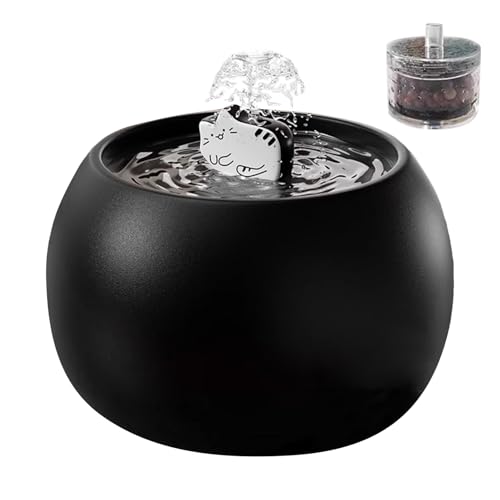 Sucritude Haustier Trinkbrunnen | Abnehmbarer Trinkbrunnen Für Katzen Mit 3D Sensor Und Filter - Wiederaufladbarer Automatischer Spender Mit Sensor Gefiltertem Wasser 3D Design Für Hunde Welpen Sucritude Haustier Trinkbrunnen | Abnehmbarer Trinkbrunnen Für Katzen Mit 3D Sensor Und Filter - Wiederaufladbarer Automatischer Spender Mit Sensor Gefiltertem Wasser 3D Design Für Hunde Welpen von Sucritude