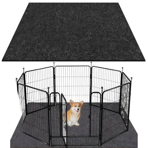 Sucritude Hundegitter Mat - Saugfähige Unterlage Für Tierkäfig Schützt Den Boden - rutschfeste Urin Aufnahme Spielbereich Unterlage Für Wurfkiste Stubenreinheit von Sucritude