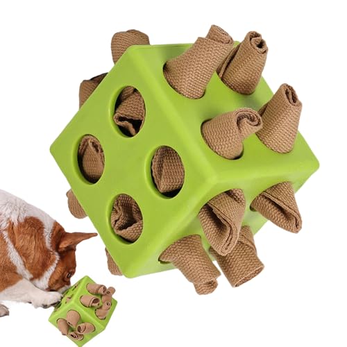 Sucritude Hundeleckerli Puzzle Ball,Welpen Leckerli Spender Futterball Hund Denkspielzeug | Kognitives Hundespielzeug Zur Geistigen Förderung Kauspielzeug Sinnesanregung Gegen Langeweile von Sucritude