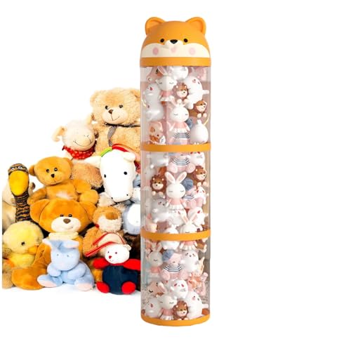 Sucritude Plüschtier Aufbewahrung | Plüschtier Aufbewahrung Organizer Turm | Großraum Behälter Mit Rädern, Klare Röhre Raumdekoration Für Wohnzimmer Kinderzimmer Sucritude Plüschtier Aufbewahrung | Plüschtier Aufbewahrung Organizer Turm | Großraum Behälter Mit Rädern, Klare Röhre Raumdekoration Für Wohnzimmer Kinderzimmer von Sucritude