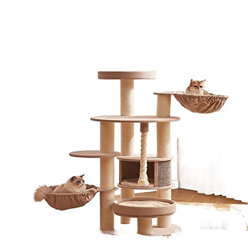 Katzen-Kratzplattform, Regalplatte, schöne innere Scheibe, rund, Kleiner Kratzbaum, Katzenkratzzubehör von Sudemota