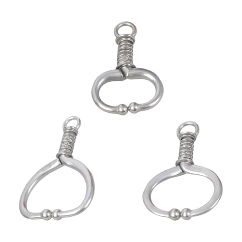 Set Von 3 Edelstahl Federkuhnasenringen Für Die Viehsteuerung Mit Automatischem Zubehör Für Verriegelungsdesign Set Von 3 Edelstahl Federkuhnasenringen Für Die Viehsteuerung Mit Automatischem Zubehör Für Verriegelungsdesign von SueaLe