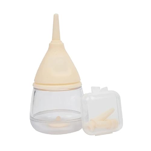 SueaLe Handfütterungsflasche Für Neugeborene Kätzchen Welpen Und Kleintiere Haustier Stillflasche Und Anti Erstickungsventile Weiche Langlebige Haustier Trinkflasche Für Käfig Kleine von SueaLe