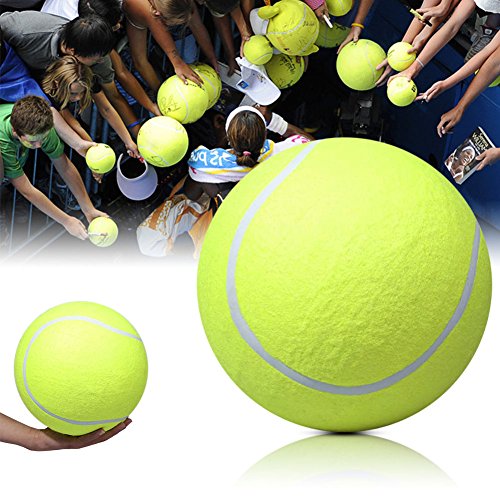 SueaLe Haustierpupfspielzeug Hundekauen Ball Big Tennis Ball Spielzeugdurchmesser 9 5 Zoll Für Haustierhund Welpe Indoor Training Spiel Tennisbällchen Kinder Kinder SueaLe Haustierpupfspielzeug Hundekauen Ball Big Tennis Ball Spielzeugdurchmesser 9 5 Zoll Für Haustierhund Welpe Indoor Training Spiel Tennisbällchen Kinder Kinder von SueaLe