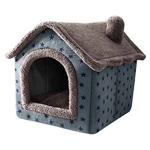 SueaLe Indoor-Haustierhaus, gemütlich für Katzenbett, warmes Höhlennest, Schlafhütte für Katzen, Welpen und kleine Hunde, abnehmbares Design, leicht zu reinigen von SueaLe