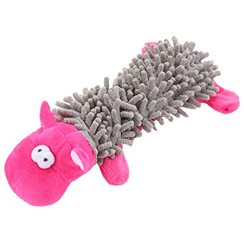 SueaLe Kauspielzeug für Hunde, interaktive Kuscheltiere für kleine und mittelgroße Hunde, weiches Plüsch-Quietschspielzeug für die Zahnreinigung von SueaLe