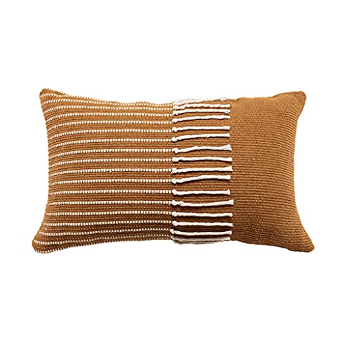 SueaLe Marokko Tufted Kissen Für Häuse Gestreifte Gewebte Strickfris von SueaLe