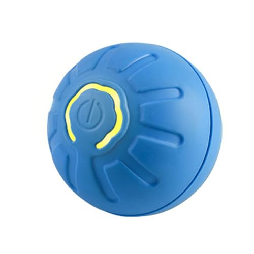 SueaLe Outdoor Dogs Interaktives Rollballspielzeug, Trainingsspielzeug mit LED-Licht für Hunde, Haustierhunde, Backenzahn-Kauspielzeug, Hundejagdspielzeug von SueaLe