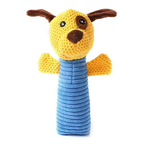 SueaLe Quietschende Kuscheltiere in Form Einer Puppe, Kauspielzeug für Hunde, weiches Reinigungs- und Massagezubehör, Haustier-Plüschtiere, Backenzahn-Haustierbedarf von SueaLe