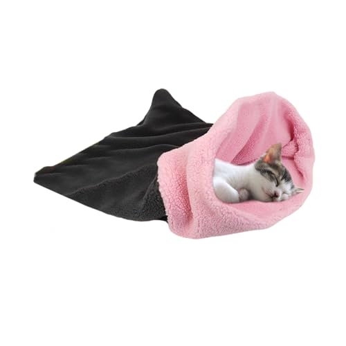 SueaLe Taschen-Katzenbett, Katzenschlafsack für Katzen im Innenbereich, beruhigendes Bett, waschbar, Taschentasche, Haustierbett, niedliches Nestbett von SueaLe