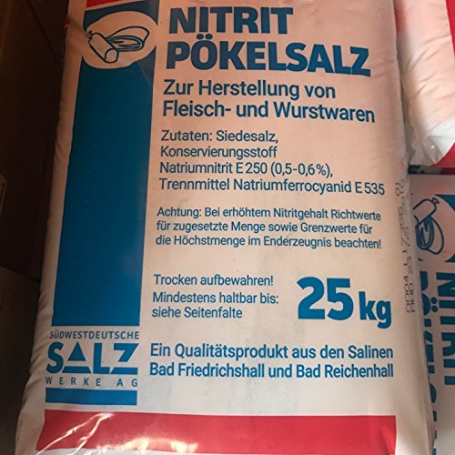 Pökelsalz 0,55% Nitrit 25 Kg Sack von MONRIKON