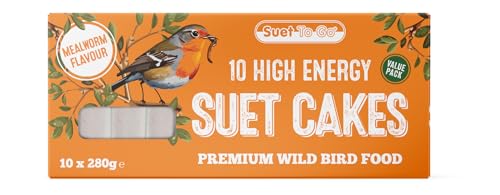 Suet to Go Talgblöcke, Mehlwurm, 280 g, 10 Stück Suet to Go Talgblöcke, Mehlwurm, 280 g, 10 Stück von Suet To Go