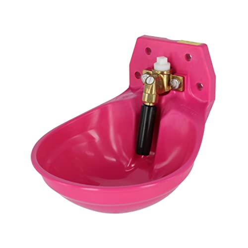 Suevia Tränkebecken Mod. 12P Golden-Pink mit 3/4 Zoll Messing-Ventil, Tränkebecken für Pferde, Pferdetränke - 100.0122 von Sakioo