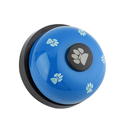 Schöne Artoon Cute Iron Pet Bell, Trainingsglocken, Wireless Durable für Dog Cat Interactive Toy(Blue) von Sugoyi