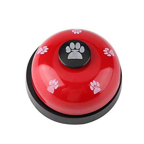 Schöne Artoon Cute Iron Pet Bell, Trainingsglocken, Wireless Durable für Dog Cat Interactive Toy(red) von Sugoyi
