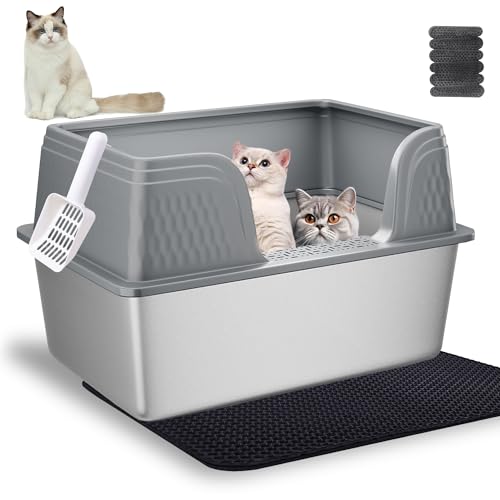 Katzentoilette 6040 (Grau, XXL) von Suhaco